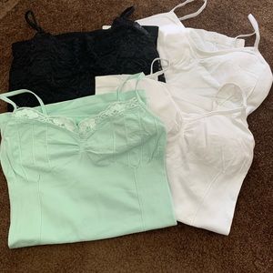 Camisole / tank top / bra top lot